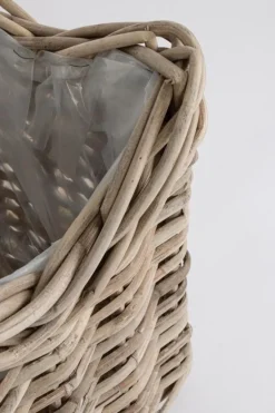 Discount Bizzotto SET2 CESTA HARIS QU GRIGIO