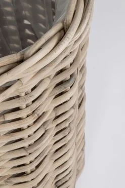 Discount Bizzotto SET2 CESTA JEFRI OV GRIGIO