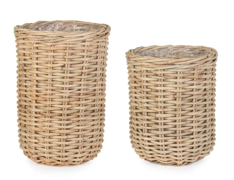 Sale Bizzotto SET2 CESTA JEFRI OV NATURALE