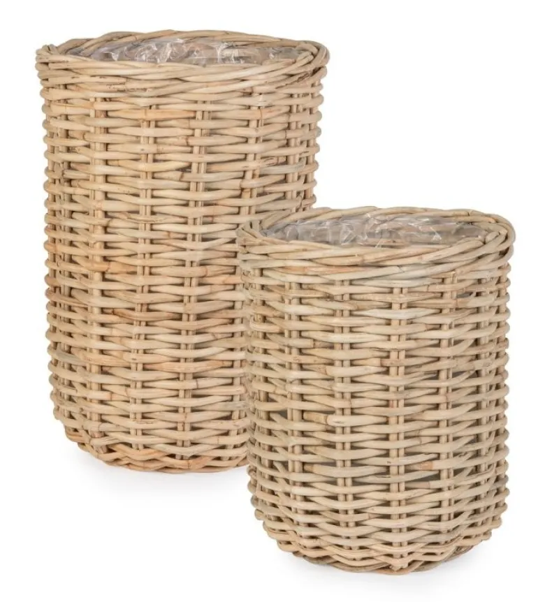 Sale Bizzotto SET2 CESTA JEFRI OV NATURALE