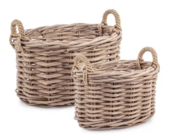 Best Bizzotto SET2 CESTA 2M MALANG OV GRIGIO