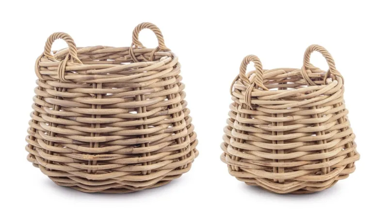 Outlet Bizzotto SET2 CESTA 2M MALANG TO NATURALE