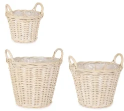 Bizzotto SET3 CESTA 2M RANDY SVAS SBIANCATO