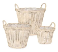 Bizzotto SET3 CESTA 2M RANDY SVAS SBIANCATO