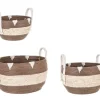 Sale Bizzotto SET3 CESTA 2M THELMA MARRONE BOMB