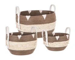 Sale Bizzotto SET3 CESTA 2M THELMA MARRONE BOMB