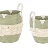 Clearance Bizzotto SET2 CESTA 2M THELMA VERDE TO