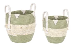 Clearance Bizzotto SET2 CESTA 2M THELMA VERDE TO