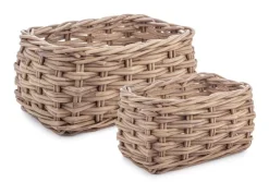 Clearance Bizzotto SET2 CESTA MALANG GRIGIO