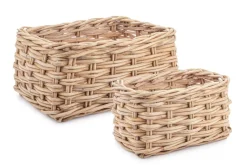 Discount Bizzotto SET2 CESTA MALANG NATURALE