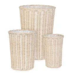 Outlet Bizzotto SET3 CESTA RANDY TO SBIANCATO