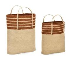 Best Bizzotto SET2 CESTO 2M TUY NATURALE MARRONE