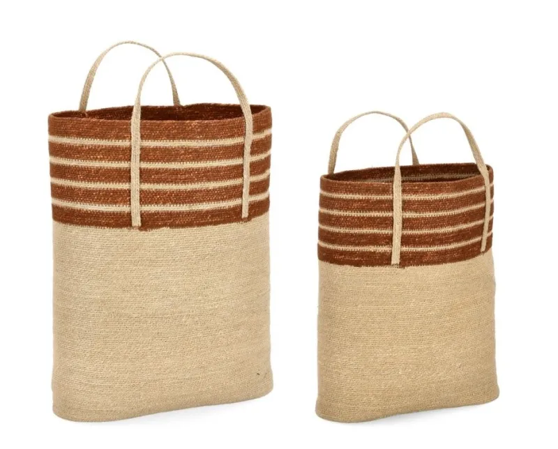 Best Bizzotto SET2 CESTO 2M TUY NATURALE MARRONE