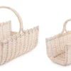 Sale Bizzotto SET2 CESTO P.LEGNA NARRA SBIANCATO