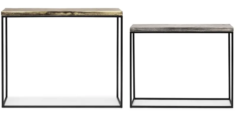 Sale Bizzotto SET2 CONSOLLE IN METALLO - AMIRA