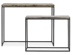 Sale Bizzotto SET2 CONSOLLE IN METALLO - AMIRA