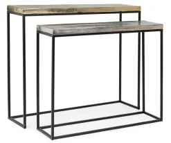 Sale Bizzotto SET2 CONSOLLE IN METALLO - AMIRA