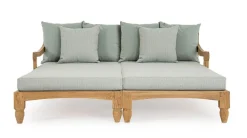 Clearance Bizzotto SET2 LOUNGE C-C BALI AQUA - FSC