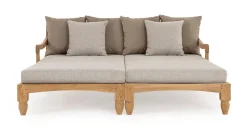 Outlet Bizzotto SET2 LOUNGE C-C BALI NATURAL - FSC