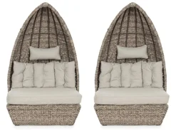 Clearance Bizzotto SET2 POLTRONE IN FIBRA SINTETICA - SAMUI