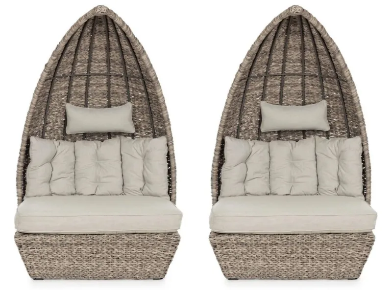 Clearance Bizzotto SET2 POLTRONE IN FIBRA SINTETICA - SAMUI