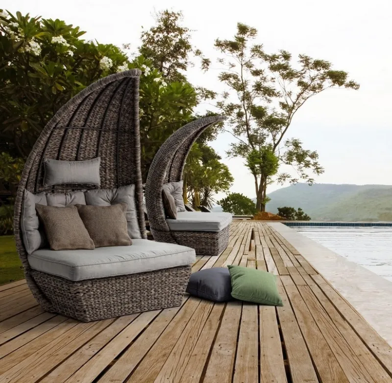 Clearance Bizzotto SET2 POLTRONE IN FIBRA SINTETICA - SAMUI