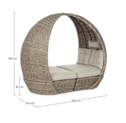 Clearance Bizzotto SET2 POLTRONE IN FIBRA SINTETICA - SAMUI