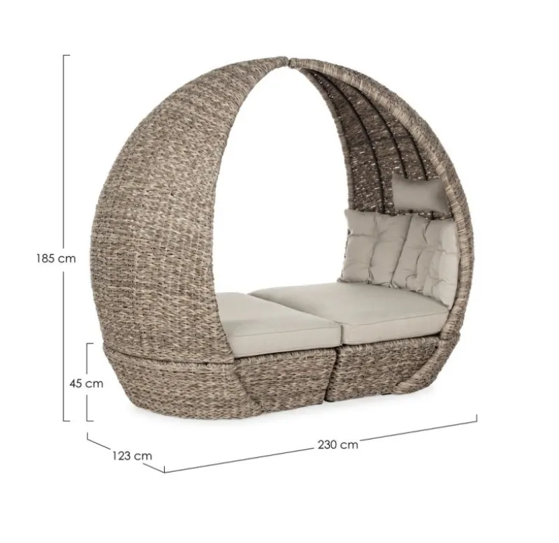 Clearance Bizzotto SET2 POLTRONE IN FIBRA SINTETICA - SAMUI