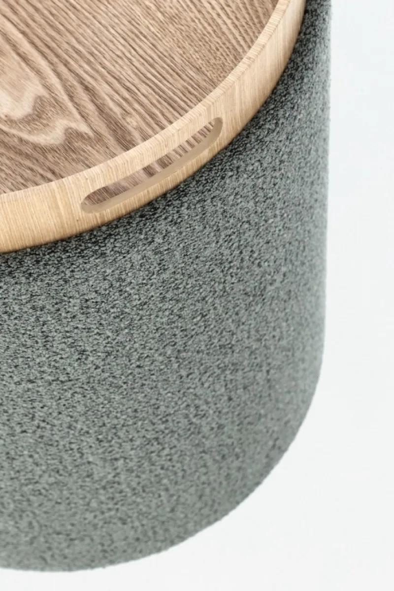 Bizzotto SET2 POUF C-CONT SASHA C-VASS DARK