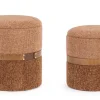 Outlet Bizzotto SET2 POUF CONTENITORE TANYA GINGER