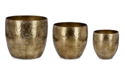 Clearance Bizzotto SET3 P.VASO BIMALA ORO 55T