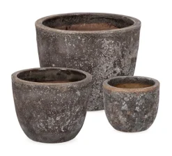 Clearance Bizzotto SET3 P.VASO DUYEN SVAS RUSTY