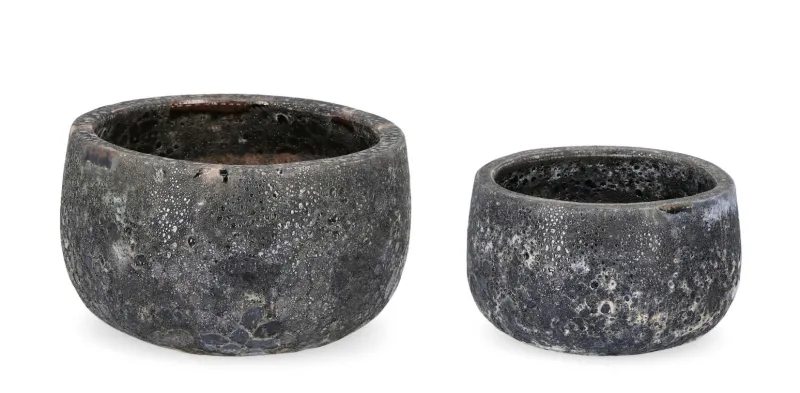 Hot Bizzotto SET2 P.VASO DUYEN TO ANTRACITE