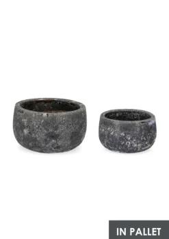 Hot Bizzotto SET2 P.VASO DUYEN TO ANTRACITE