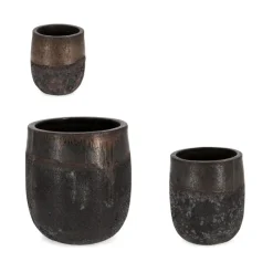 Hot Bizzotto SET3 P.VASO DUYEN TONDO ALTO RUSTY