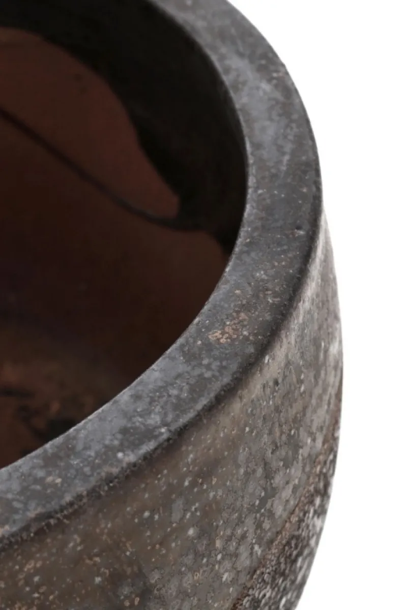 New Bizzotto SET2 P.VASO DUYEN TONDO BASSO RUSTY