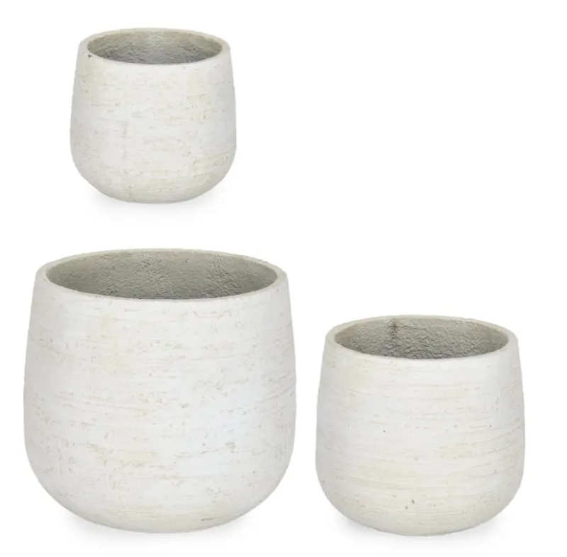 Best Bizzotto SET3 P.VASO EMEI BASSO BEIGE