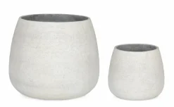 New Bizzotto SET2 P.VASO EMEI BOMBATO BEIGE