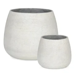 New Bizzotto SET2 P.VASO EMEI BOMBATO BEIGE