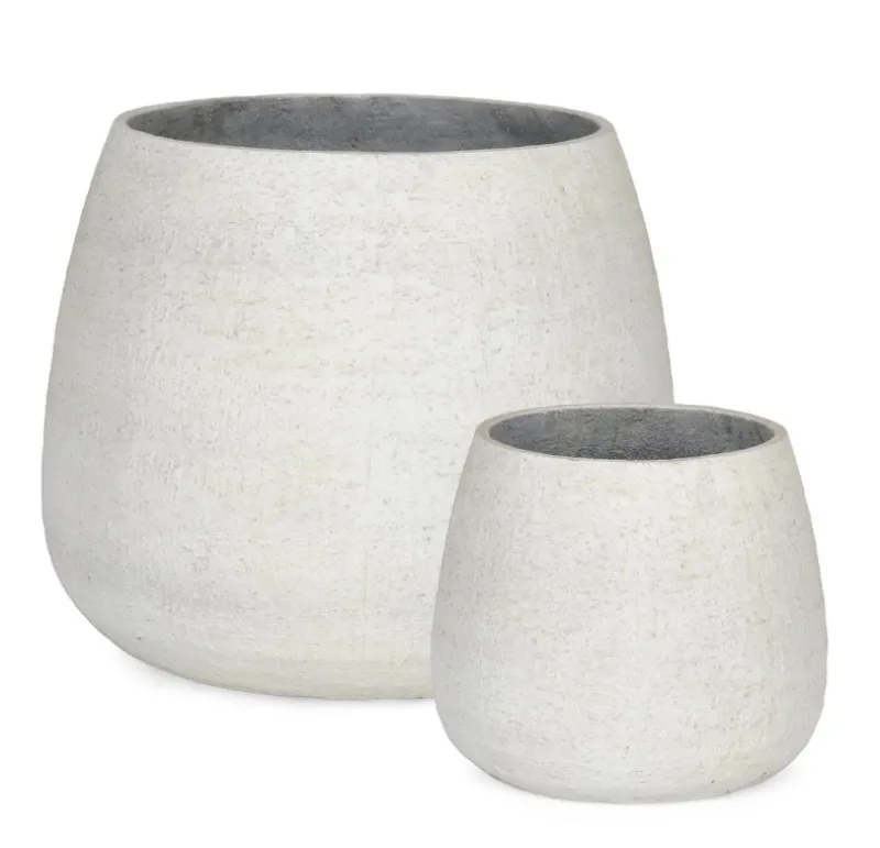 New Bizzotto SET2 P.VASO EMEI BOMBATO BEIGE