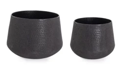 Bizzotto SET2 P.VASO KENAR TO NERO BASSO