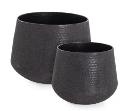 Bizzotto SET2 P.VASO KENAR TO NERO BASSO