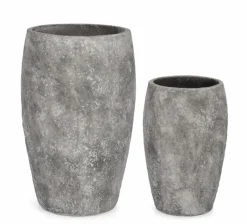 Outlet Bizzotto SET2 P.VASO MEILI ALTO GRIGIO