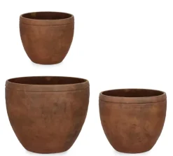 Best Bizzotto SET3 P.VASO MEILI TONDO ALTO RUSTY