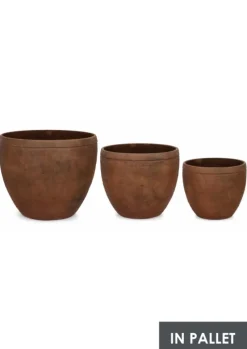 Best Bizzotto SET3 P.VASO MEILI TONDO ALTO RUSTY