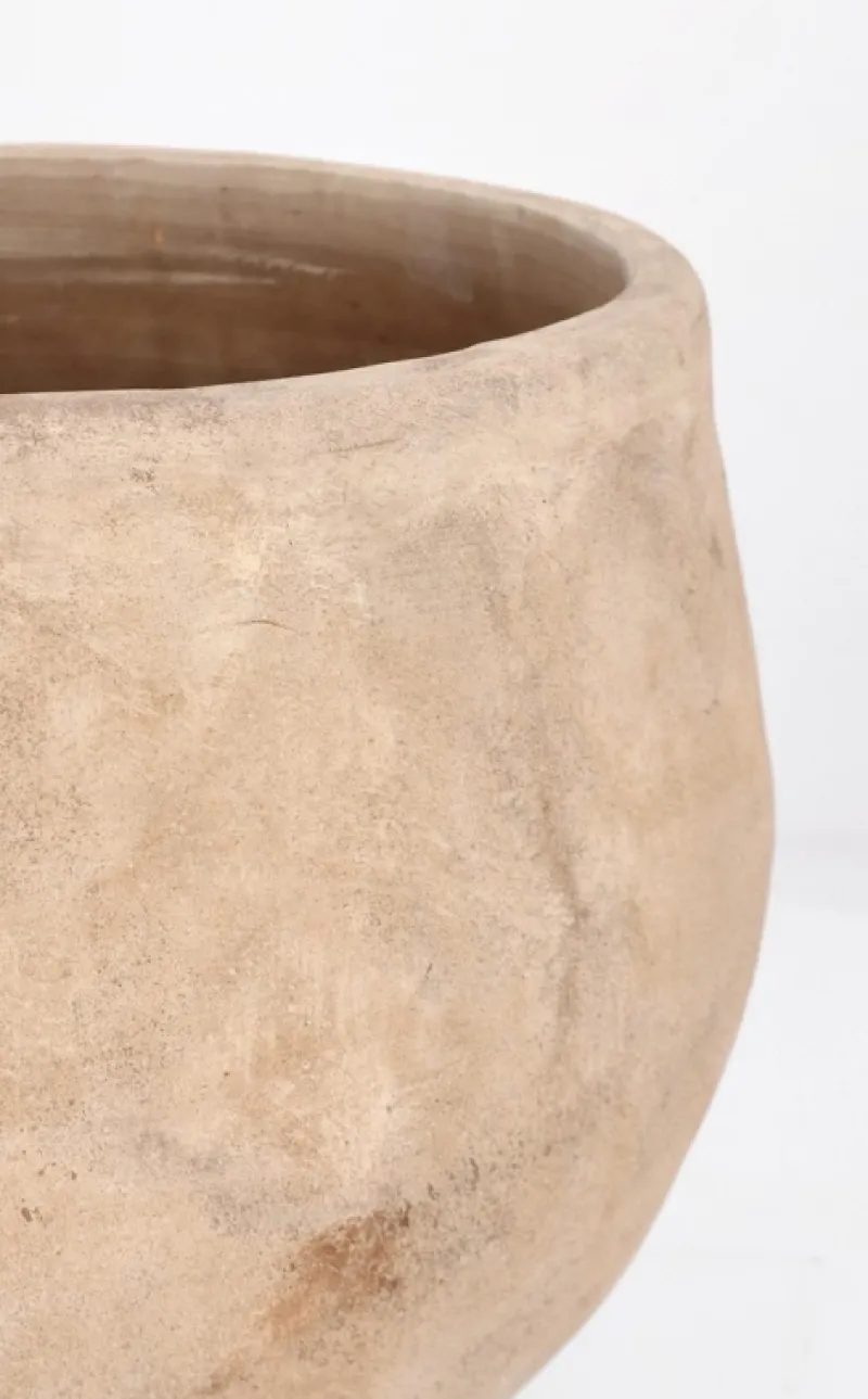 Discount Bizzotto SET3 P.VASO MINH BOMB TERRACOTTA BRUNITA