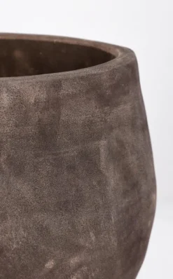 Clearance Bizzotto SET3 P.VASO MINH BOMB TERRACOTTA SCURA