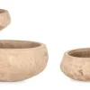 Bizzotto SET3 P.VASO MINH CIOTOLA TERRACOT BRUNIT