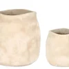 Outlet Bizzotto SET2 P.VASO MINH SAGOMATO TERRACOT CHIAR