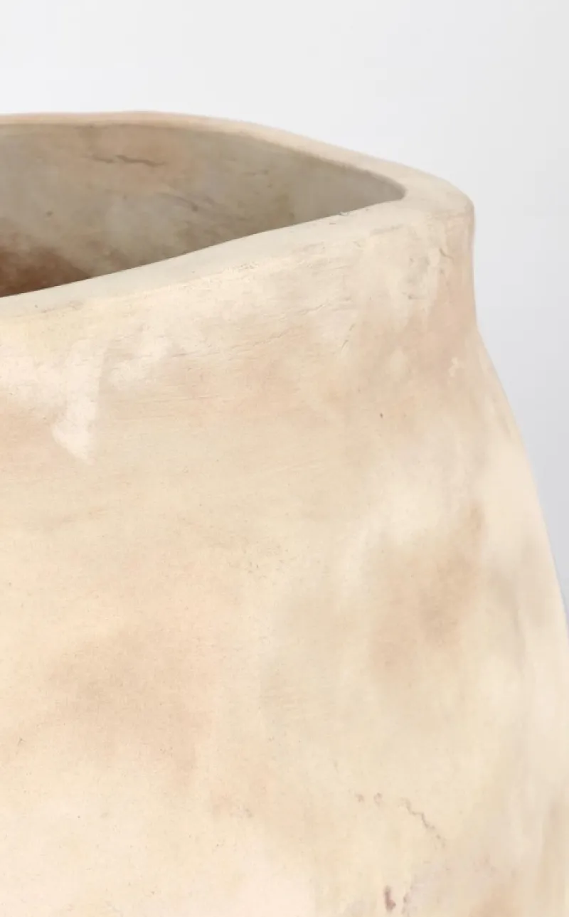 Outlet Bizzotto SET2 P.VASO MINH SAGOMATO TERRACOT CHIAR